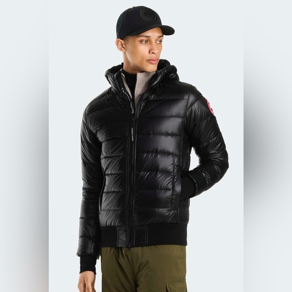 Canada Goose Other - Canada Goose Crofton Bomber Black Zip Puffer Coat